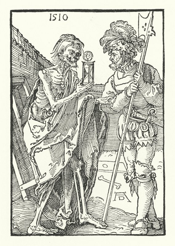 Death and the Soldier  by Albrecht Dürer