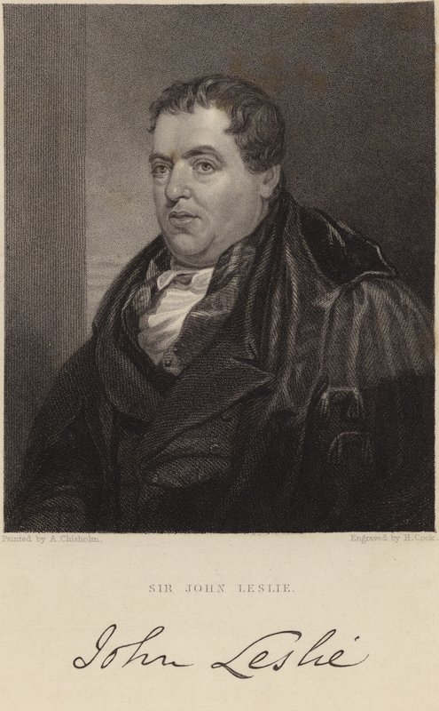 Sir John Leslie by Alexander Chisholm