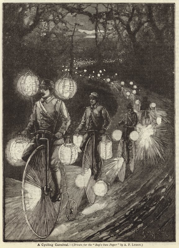 Bir bisiklet karnavalı by Alexander Francis Lydon