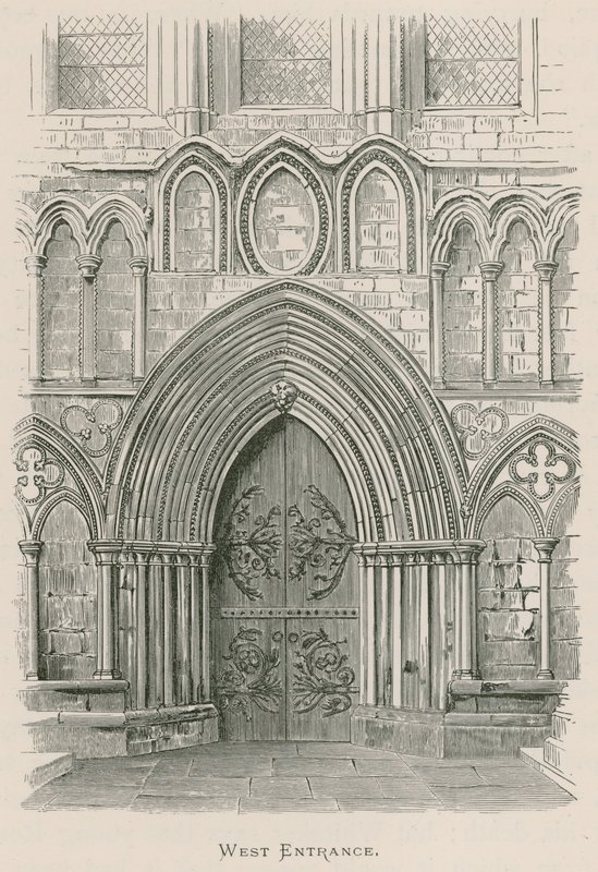 Bolton Manastırı, Batı Girişi by Alexander Francis Lydon