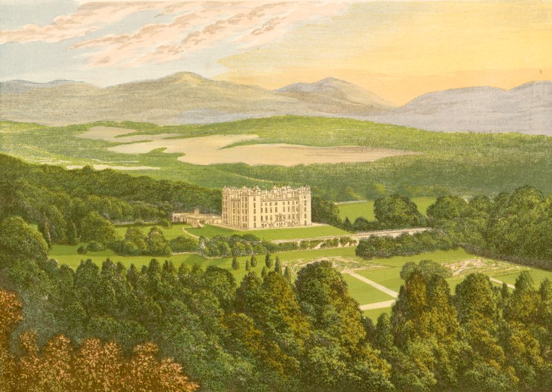 Drumlanrig Kalesi by Alexander Francis Lydon