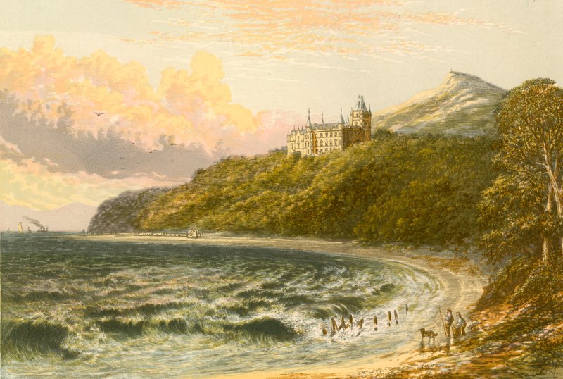 Dunrobin Kalesi by Alexander Francis Lydon