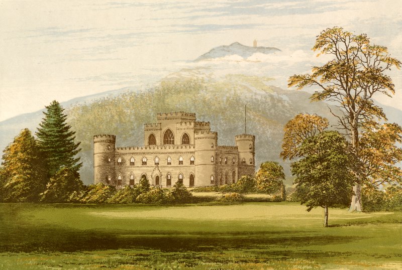 Inveraray Kalesi by Alexander Francis Lydon