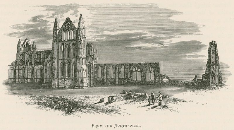 Kuzeybatıdan Whitby Manastırı, by Alexander Francis Lydon