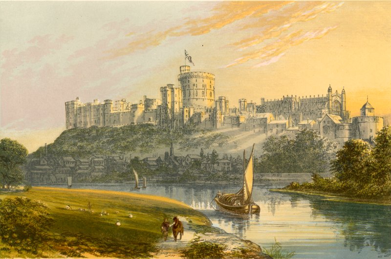 Windsor Kalesi by Alexander Francis Lydon
