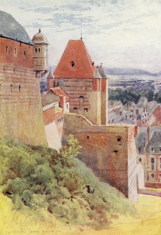 Dieppe, On Beşinci Yüzyıl Kalesi (renkli taş) by Alexander Henry Hallam Murray