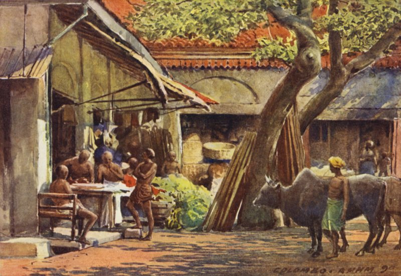 Pazar, Kolombo by Alexander Henry Hallam Murray