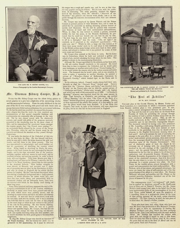 Bay Thomas Sidney Cooper, RA by Alexander Stuart Boyd