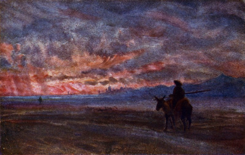 Gün batımı (renkli taş) by Alexander Wallace Rimington