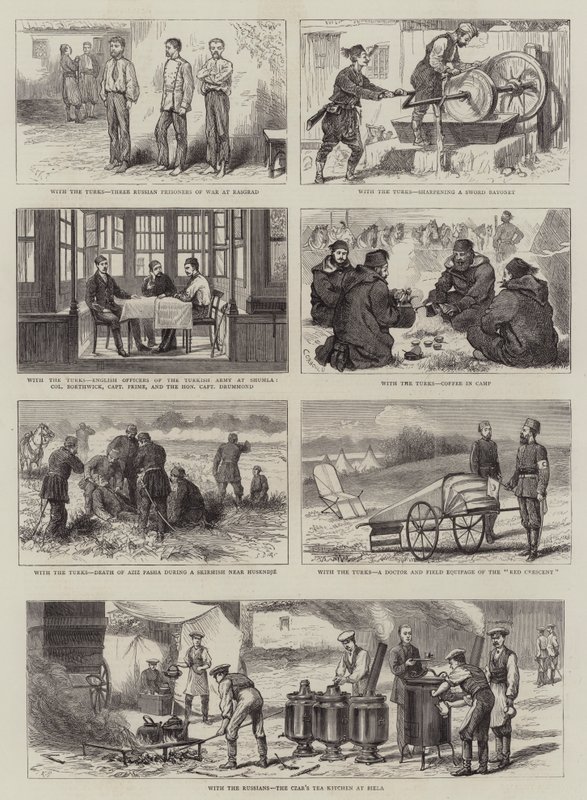 Türkler ve Ruslarla by Alfred Chantrey Corbould