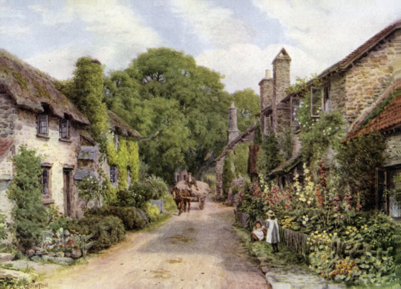 Bossington, near Porlock, Somerset  by Alfred Robert Quinton