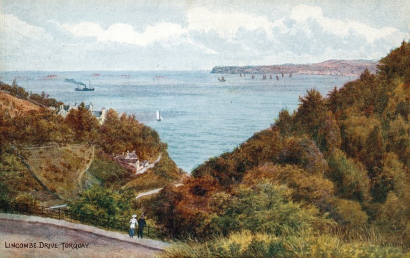Lincombe Sürücüsü, Torquay by Alfred Robert Quinton