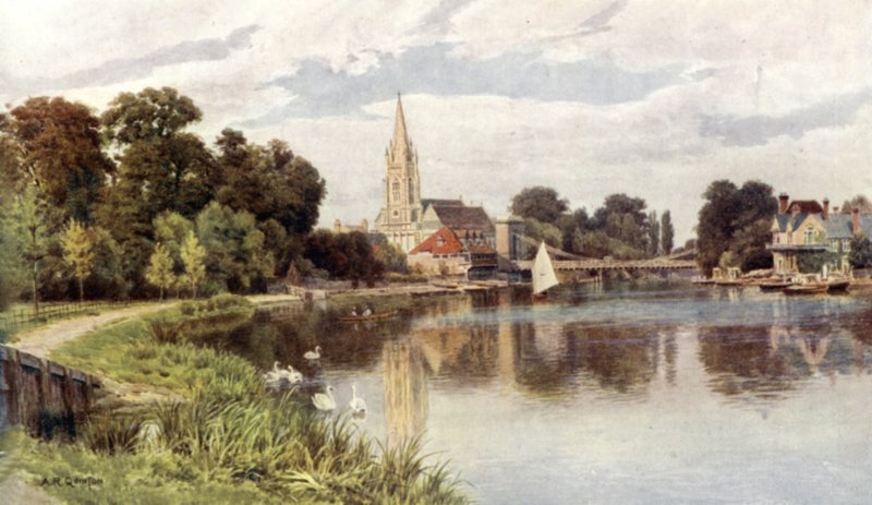 Marlow Köprüsü by Alfred Robert Quinton