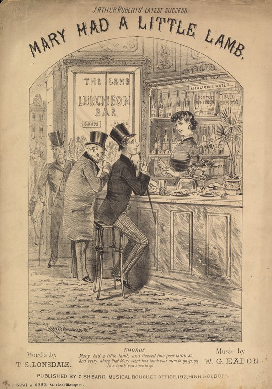 Mary küçük bir kuzuya sahipti by Alfred Concanen