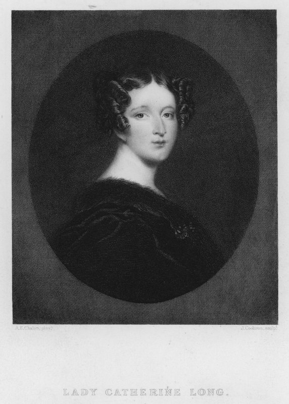 Leydi Catherine Uzun (gravür) by Alfred Edward (after) Chalon