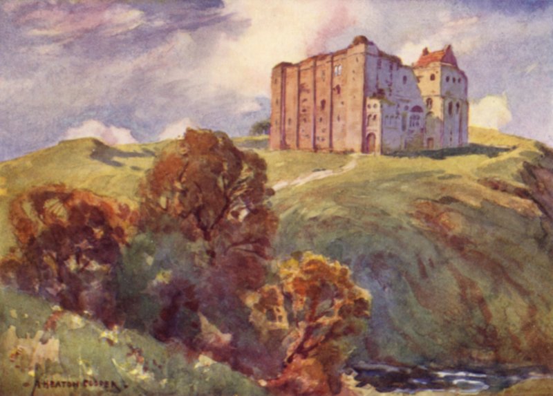 Yükselen Kale, Norfolk by Alfred Heaton Cooper