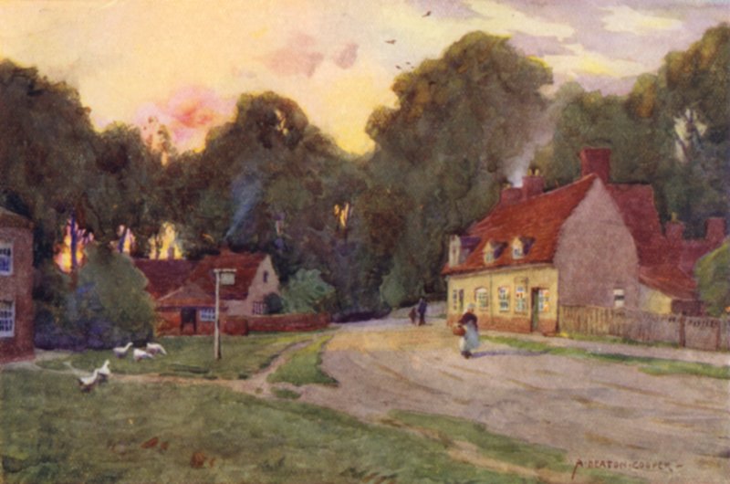 Doğu Bergholt, Suffolk by Alfred Heaton Cooper