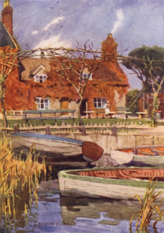Eels Foot Inn, Ormesby, Norfolk by Alfred Heaton Cooper