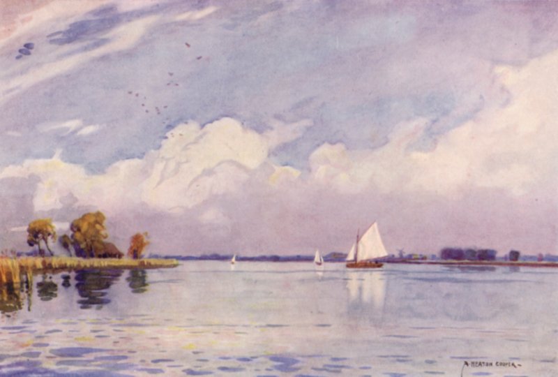 Hickling Geniş, Norfolk by Alfred Heaton Cooper