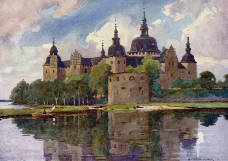 Kalmar Castle  by Alfred Heaton Cooper