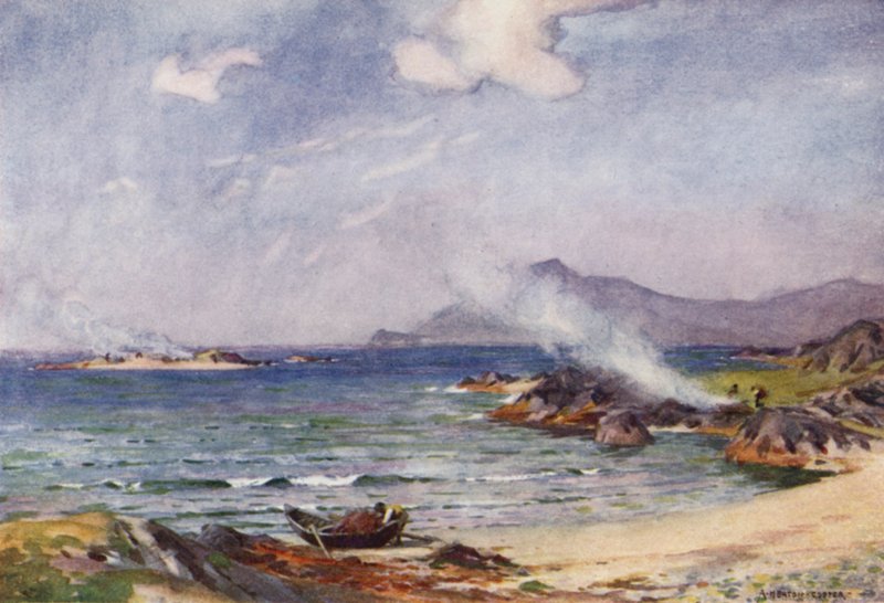 Kelp Yanan, Renvyle by Alfred Heaton Cooper