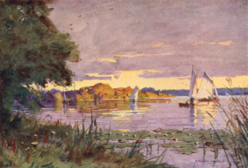 Oulton Geniş, Suffolk by Alfred Heaton Cooper