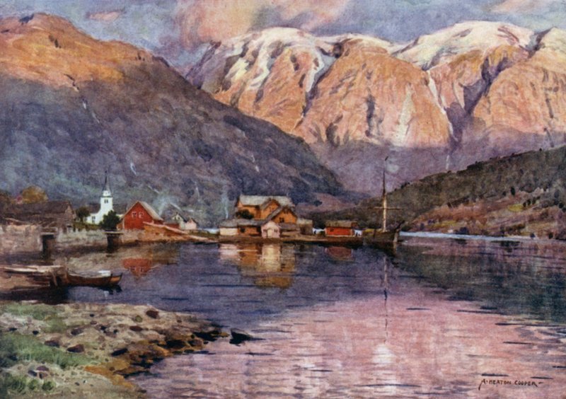 Oode, Hardanger Fjord by Alfred Heaton Cooper