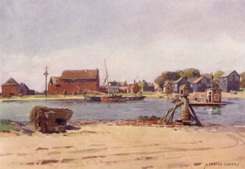 Walberswick Feribotu, Suffolk by Alfred Heaton Cooper