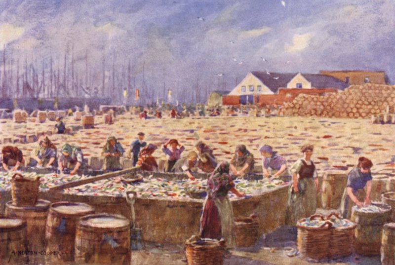Yarmouth, Norfolk, Ringa Hasadı by Alfred Heaton Cooper