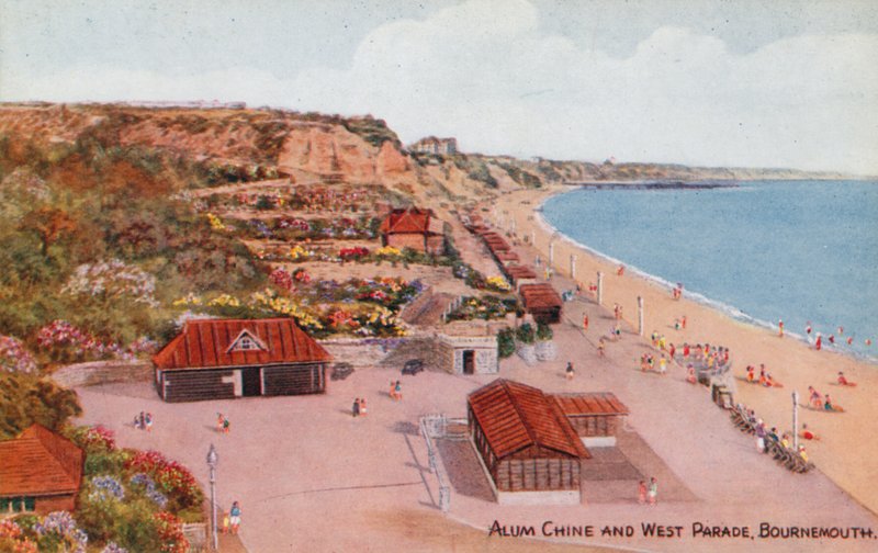 Alum Chine ve West Parade, Bournemouth by Alfred Robert Quinton