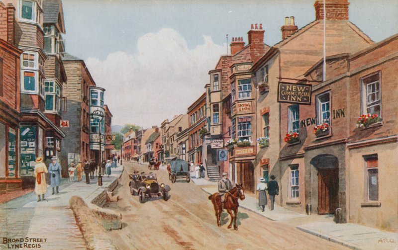 Geniş Sokak, Lyme Regis by Alfred Robert Quinton