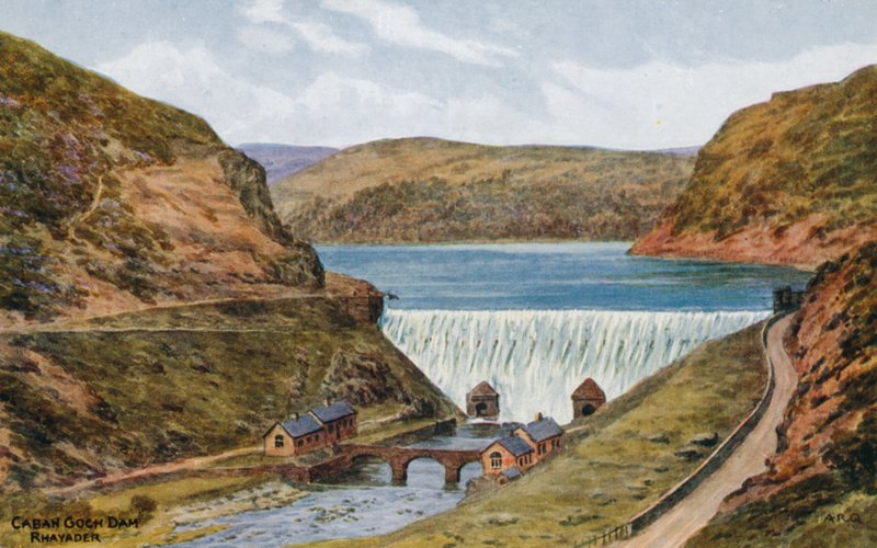 Caban Goch Barajı, Rhayader by Alfred Robert Quinton