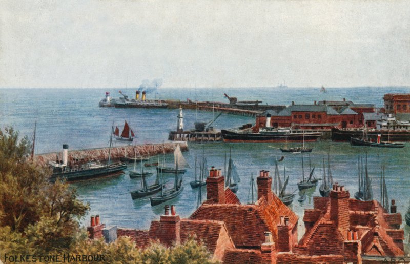 Folkestone Limanı by Alfred Robert Quinton