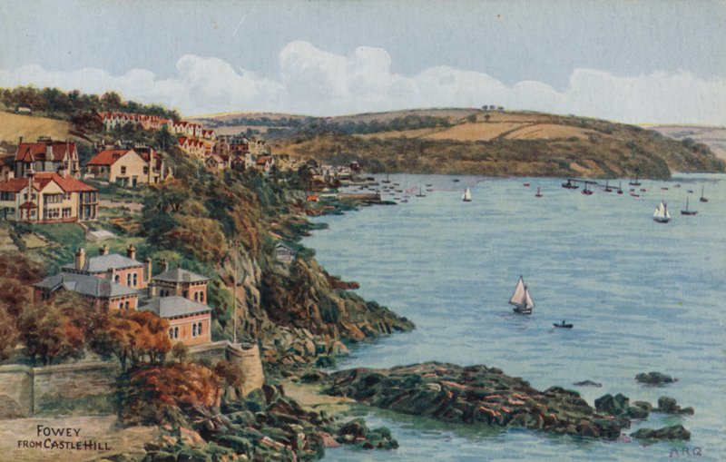 Fowey, Castle Hill
