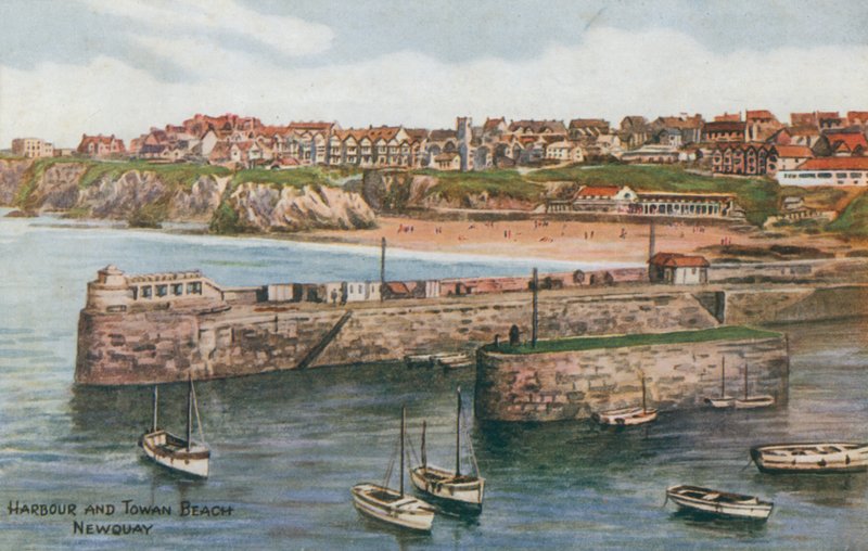 Liman ve Towan Plajı, Newquay by Alfred Robert Quinton