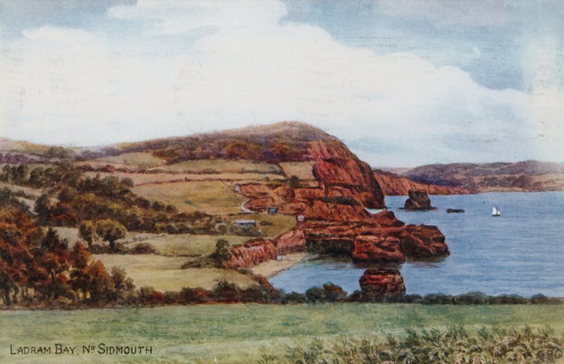 Ladram Körfezi, Nr Sidmouth by Alfred Robert Quinton