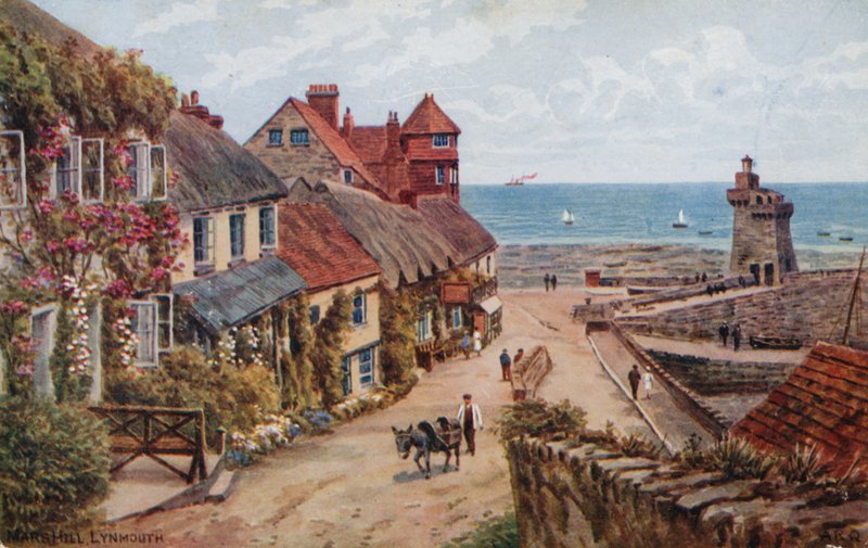Mars Tepesi, Lynmouth (renkli taş) by Alfred Robert Quinton