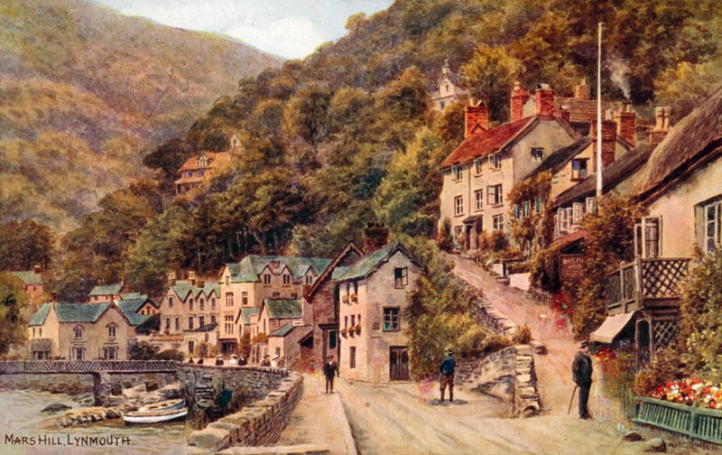 Mars Tepesi, Lynmouth by Alfred Robert Quinton
