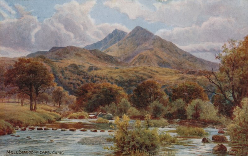 Capel Curig, Snowdonia yakınlarındaki Moel Siabod by Alfred Robert Quinton