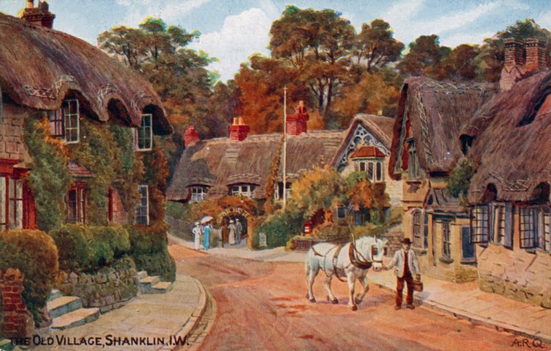 Old Village, Shanklin, Isle of Wight  by Alfred Robert Quinton