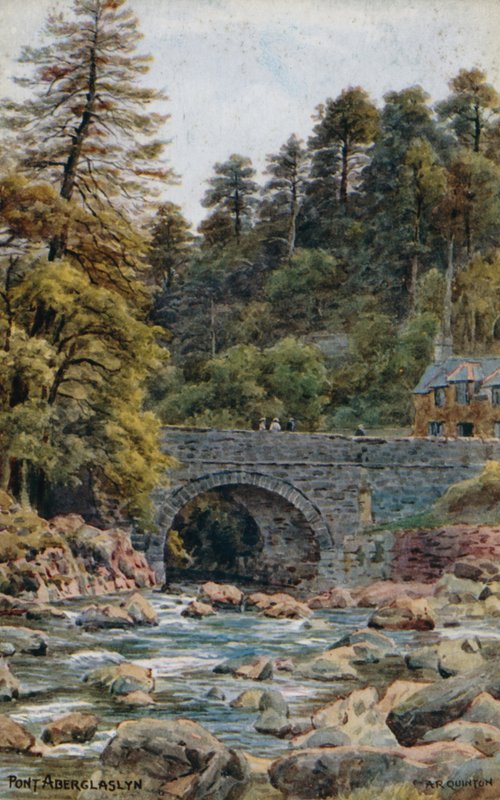 Aberglaslyn Köprüsü by Alfred Robert Quinton