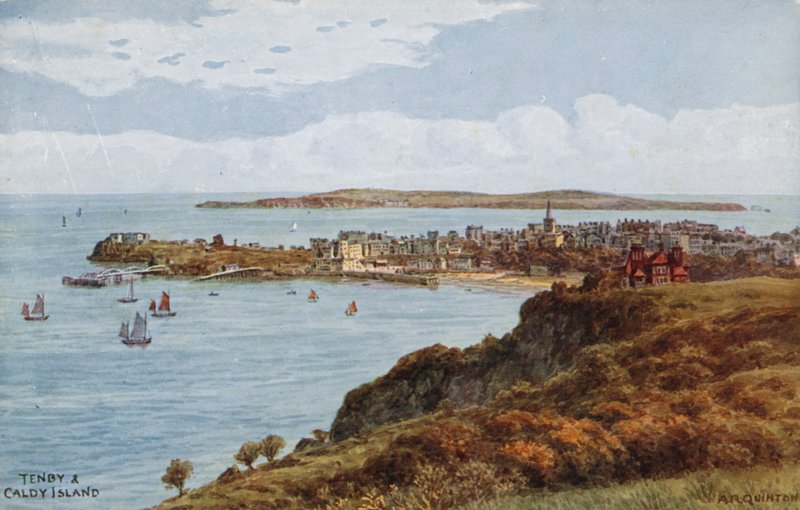 Tenby ve Caldey Adası by Alfred Robert Quinton
