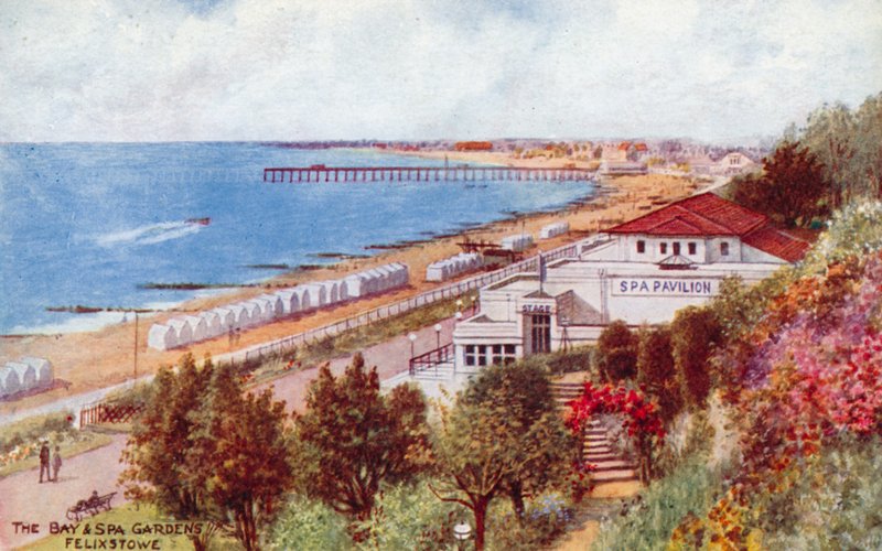 Körfez ve Spa Bahçeleri, Felixstowe by Alfred Robert Quinton