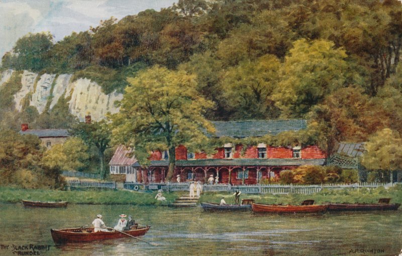 Kara Tavşan, Arundel by Alfred Robert Quinton