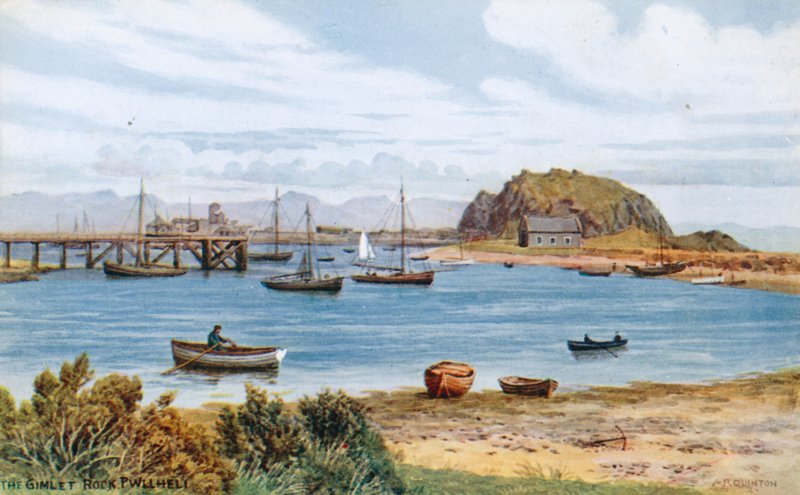 Gimlet Kayası, Pwllheli by Alfred Robert Quinton