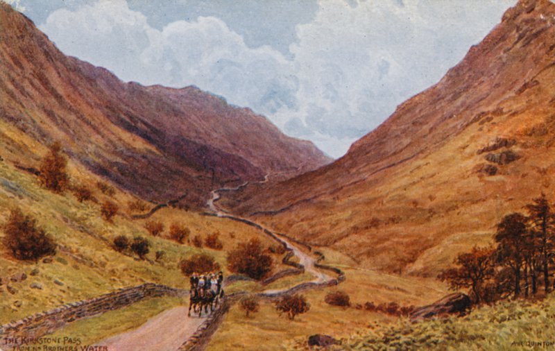 Brothers Water yakınlarındaki Kirkstone Geçidi by Alfred Robert Quinton