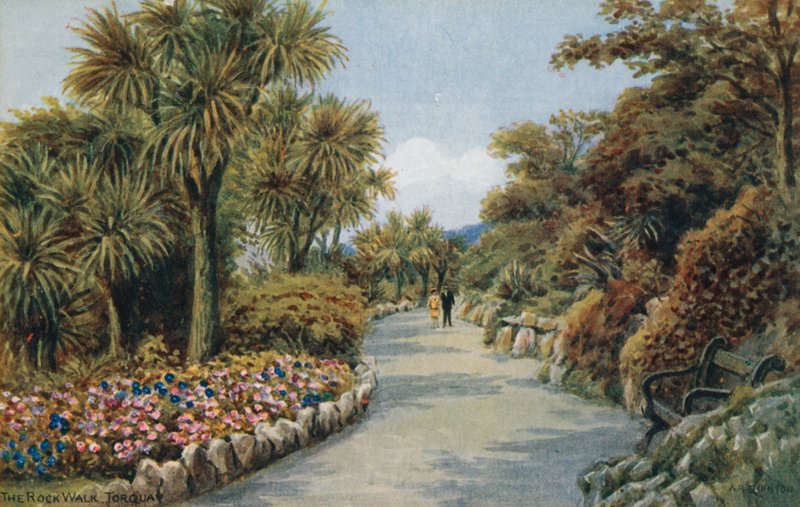 The Rock Walk, Torquay  by Alfred Robert Quinton