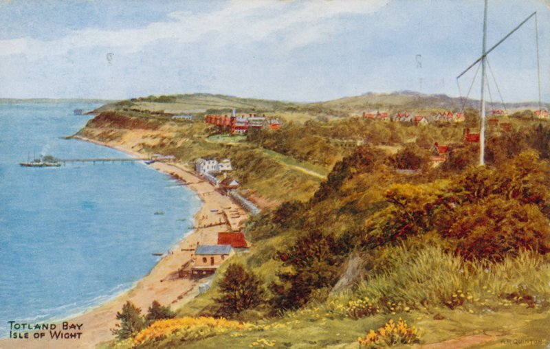 Totland Körfezi, Wight Adası by Alfred Robert Quinton