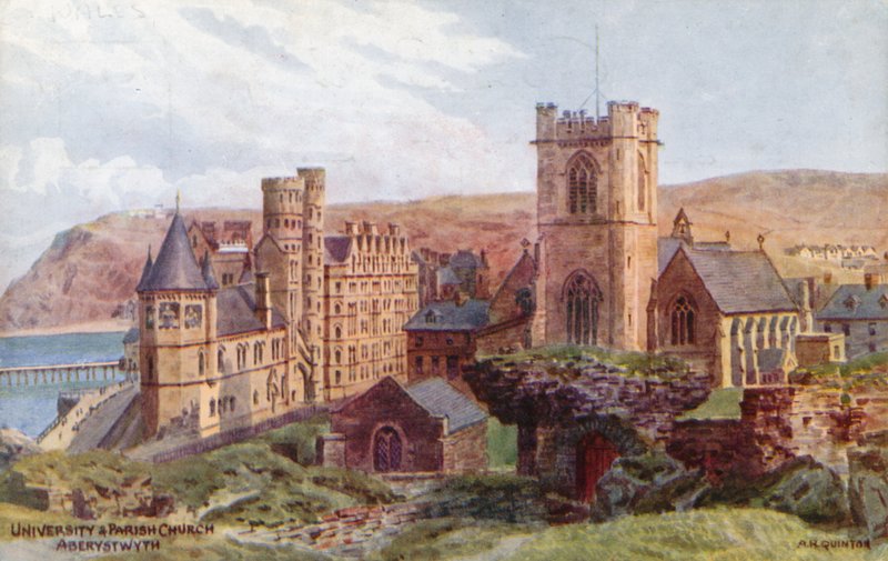 Üniversite ve Parish Kilisesi, Aberystwyth by Alfred Robert Quinton