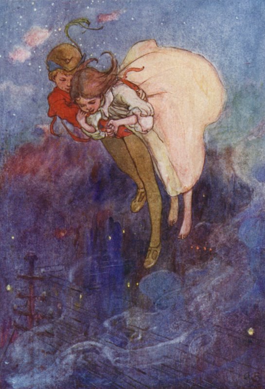 Uzakta yüzdüler (renkli taş) by Alice Bolingbroke (after) Woodward
